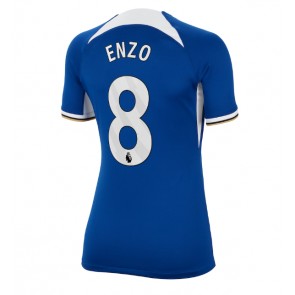 Chelsea Enzo Fernandez #8 Dámské Domácí Dres 2023-24 Krátký Rukáv